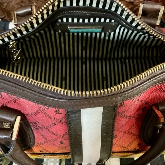 L.A.M.B. Red and Yellow ombré Rasta tote bag - Picture 4 of 12